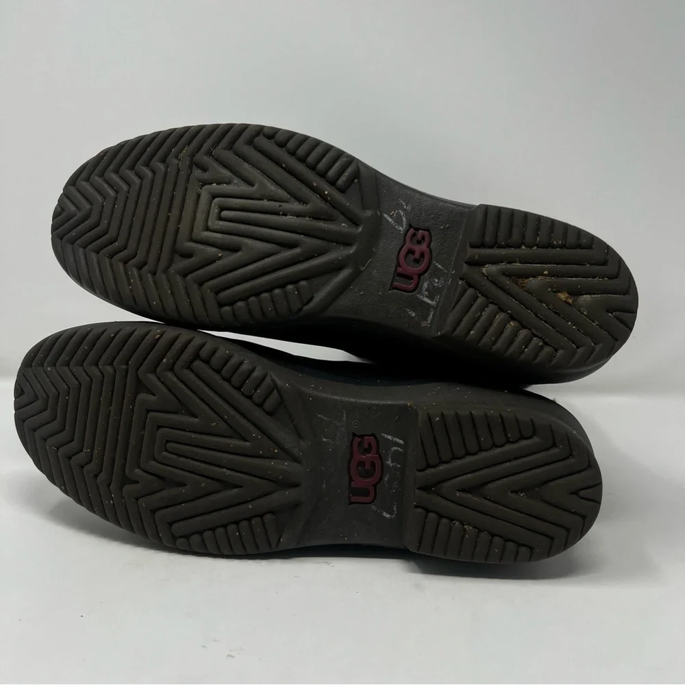 UGG Women’s  Black and Gray Leather Boots